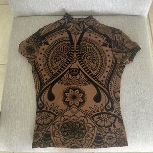 Blouse Paisley Print from | SHEIN Malaysia